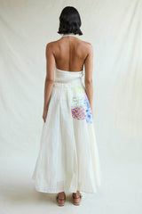 Aquarelle Skirt Eggshell