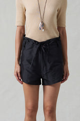 Techno Taffeta Shorts Black