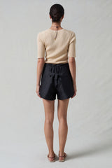 Techno Taffeta Shorts Black