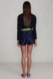 Techno Taffeta Two Tone Short Navy