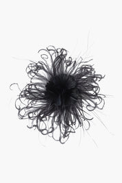 Octo Flower Brooch Black