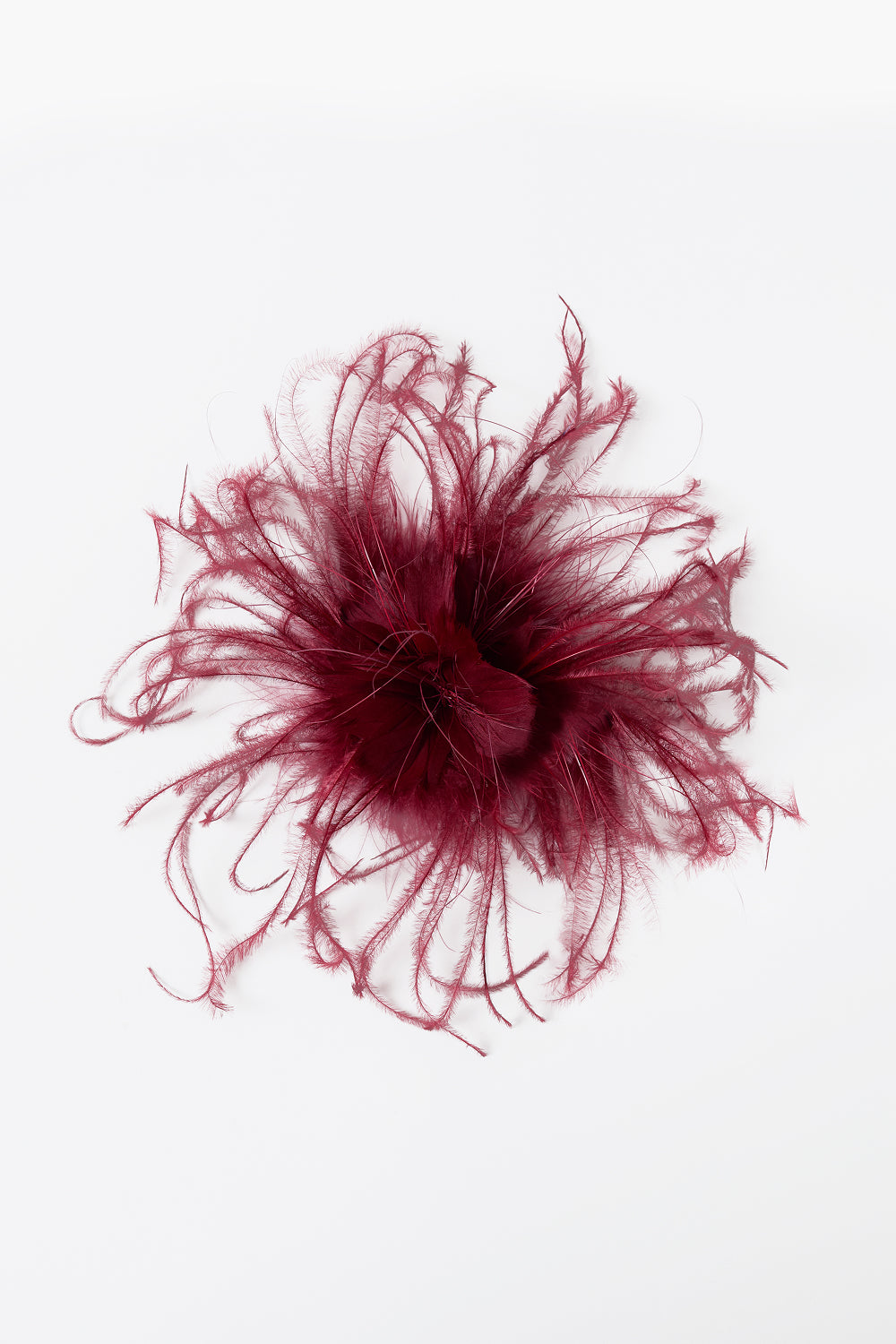 Octo Flower Brooch Burgundy