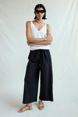 Ramona Poplin Pant Caviar