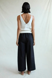 Ramona Poplin Pant Caviar