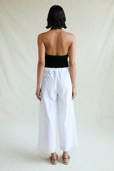 Ramona Poplin Pant White