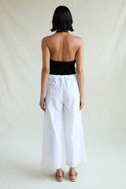 Ramona Poplin Pant White