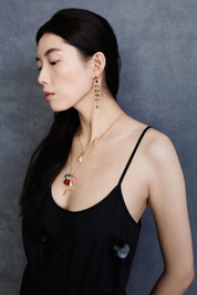 Isadora Earrings Smoky Quartz