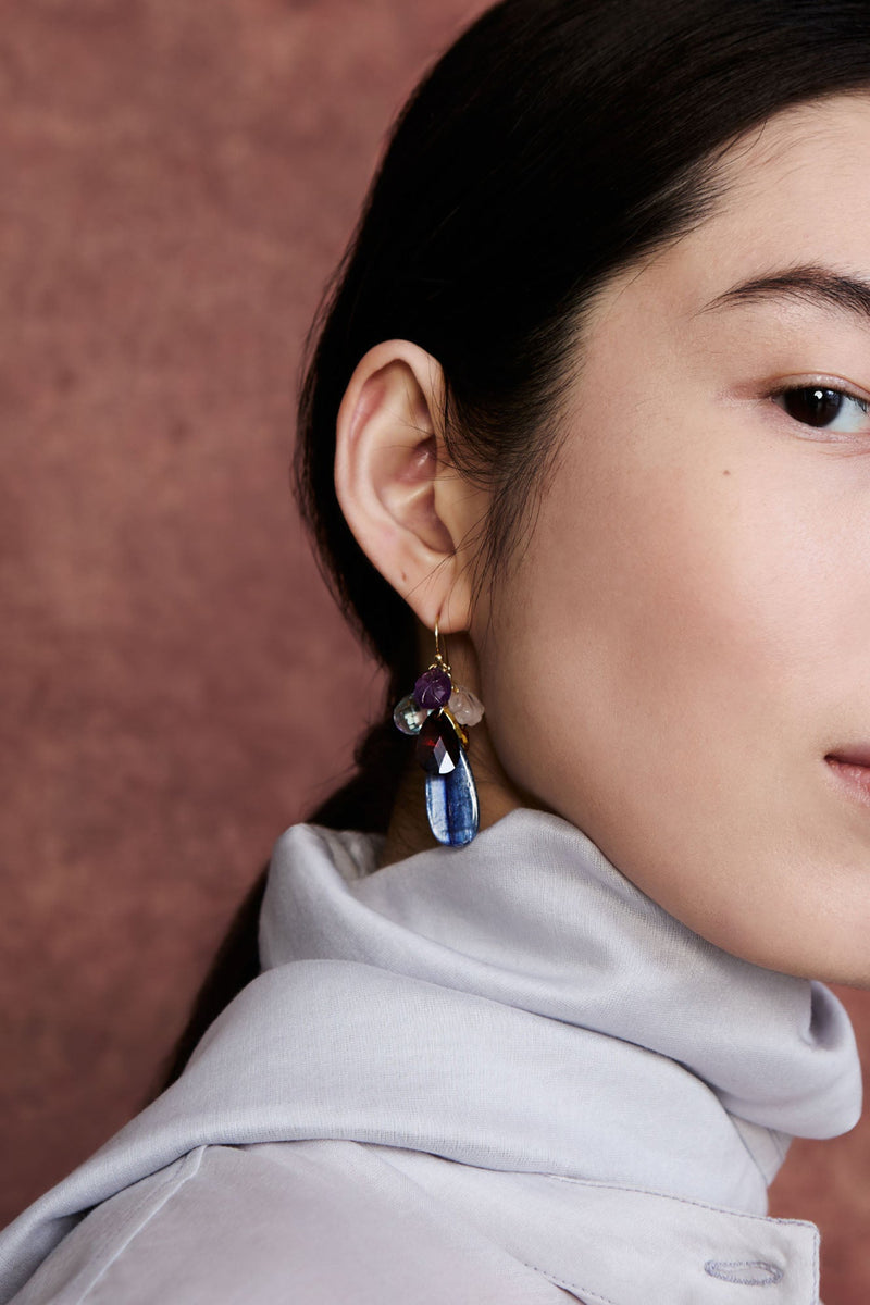 Trove Earrings Blue Multi