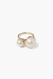 14k Phoebe Ring White Pearl