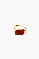 14k Pegasus Intaglio Ring Carnelian