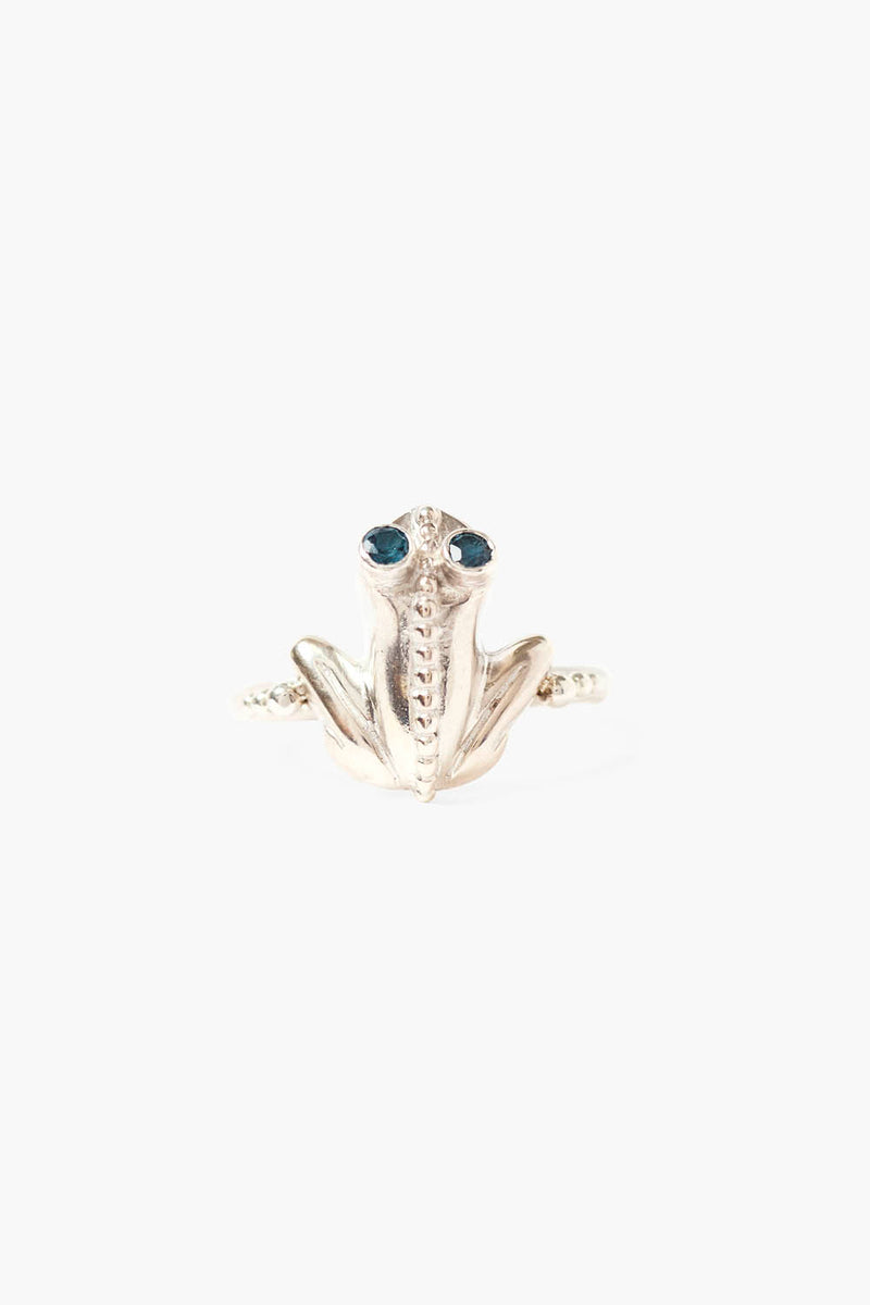 Coqui Frog Ring Silver