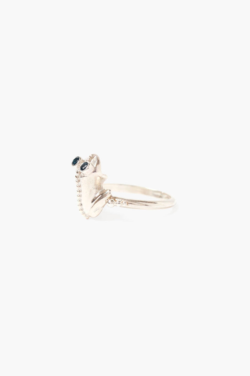 Coqui Frog Ring Silver