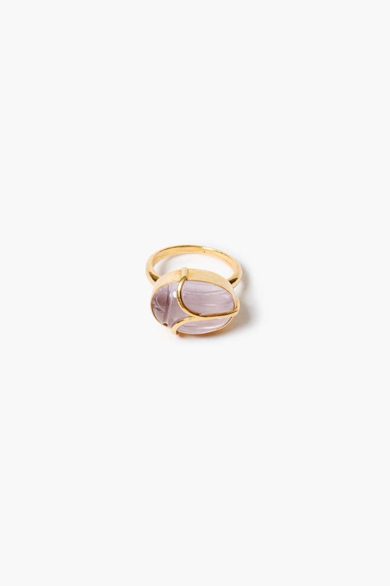 Scarab Ring Amethyst