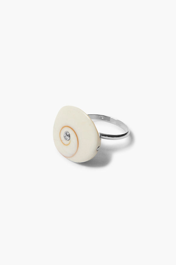 Shiva Shell Diamond Ring Natural