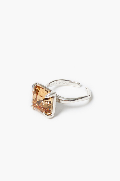 Caprice Crystal Toe Ring Champagne