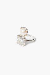 Duo Toe Ring Pearl