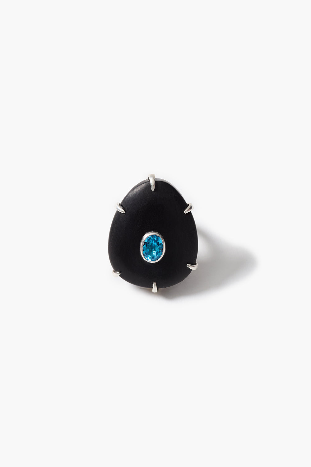 Pebble Ring Blue Topaz