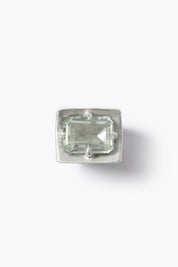 Curve Ring Green Amethyst