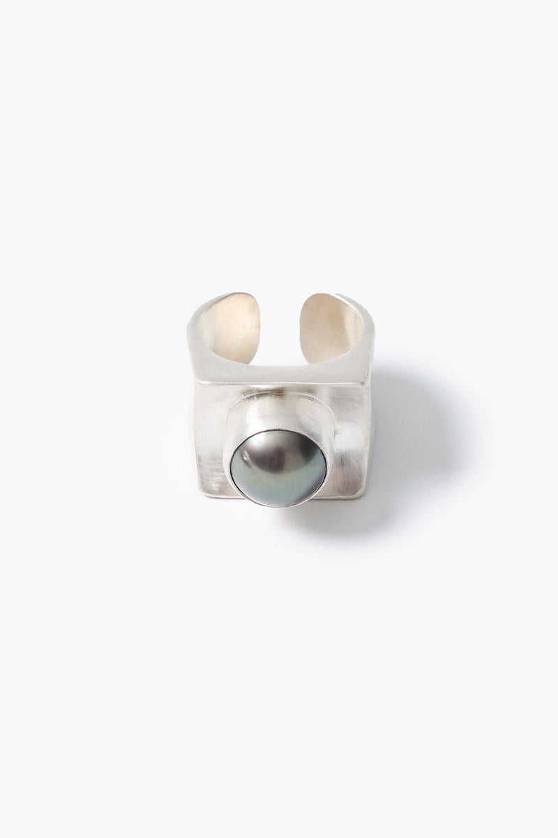 Curve Ring Tahitian Pearl