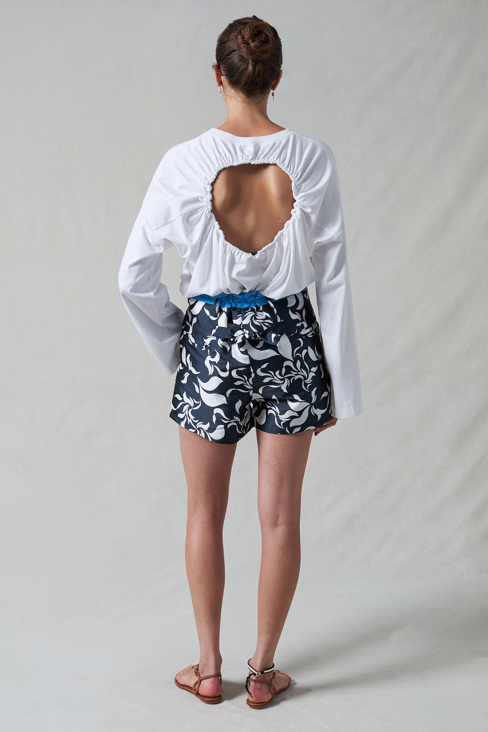 Techno Taffeta Two Tone Short Kona Print