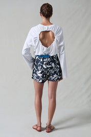 Techno Taffeta Two Tone Short Kona Print