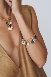 Delft Charm Bracelet Multi