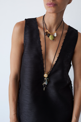 Serpentine Charm Necklace Multi