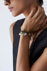 Gemma Charm Bracelet Green