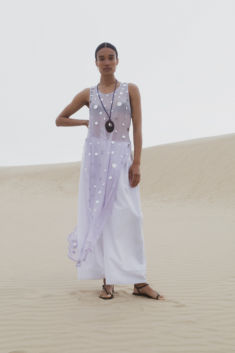 Chloe Sequin Tunic Lilac