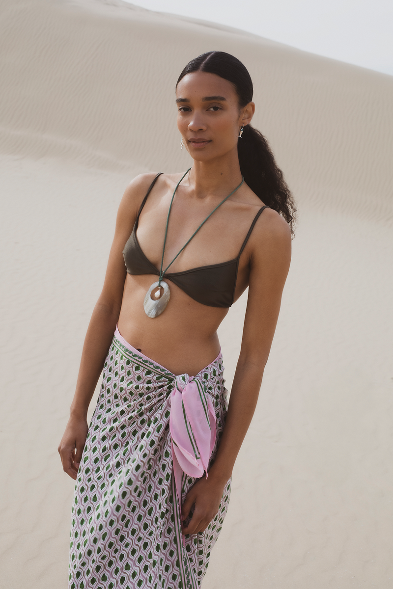Corinne Necklace Green Mix
