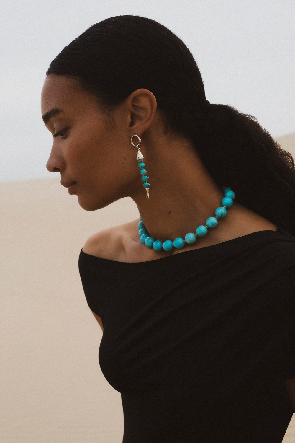 Orris Earrings Turquoise