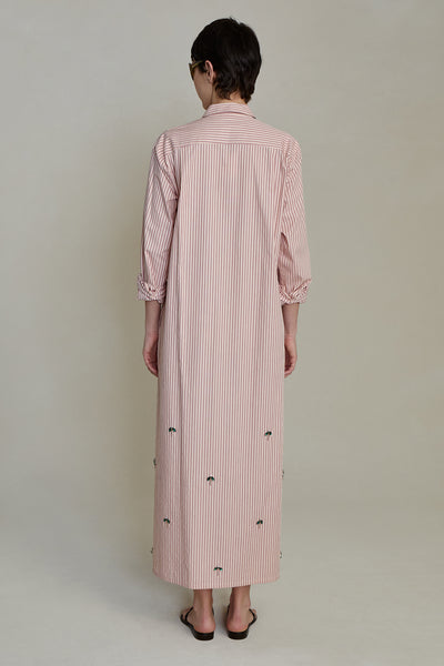 Lita Shirt Dress Pink Stripe