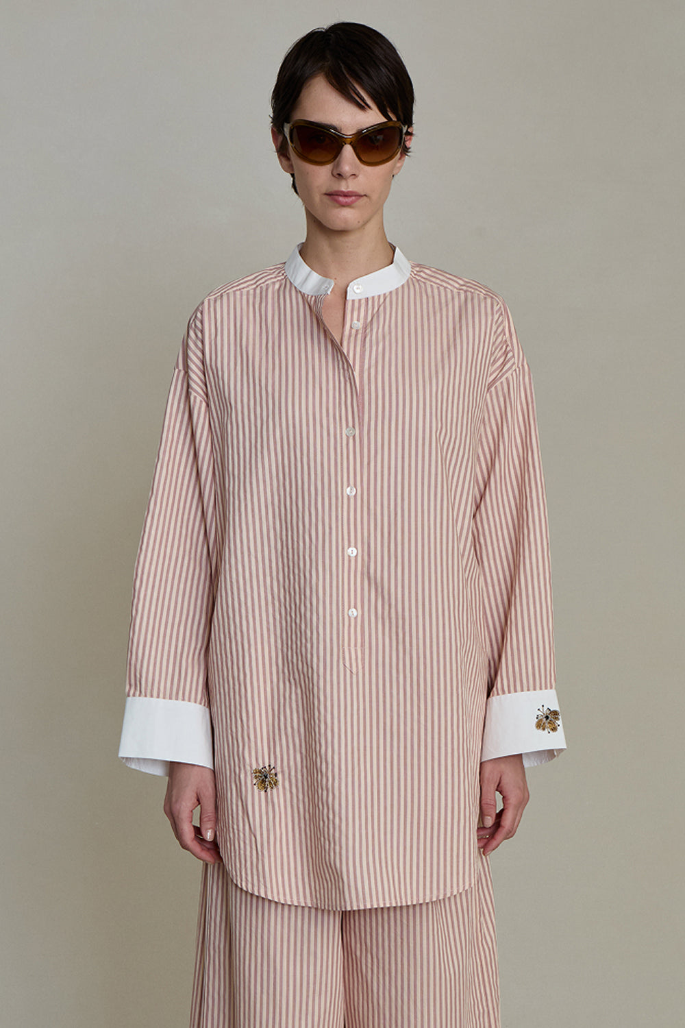 Lita Blouse Pink Stripe