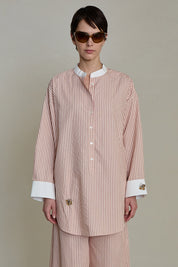 Lita Blouse Pink Stripe