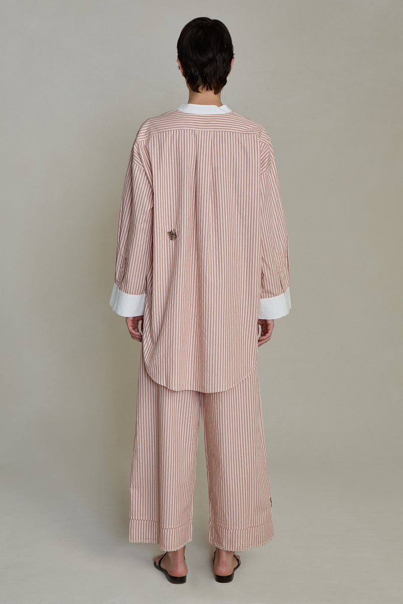 Lita Blouse Pink Stripe