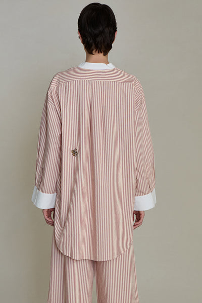 Lita Blouse Pink Stripe