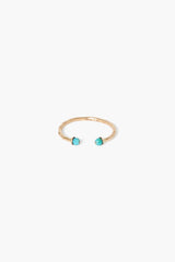 14k Dua Toe Ring Turquoise