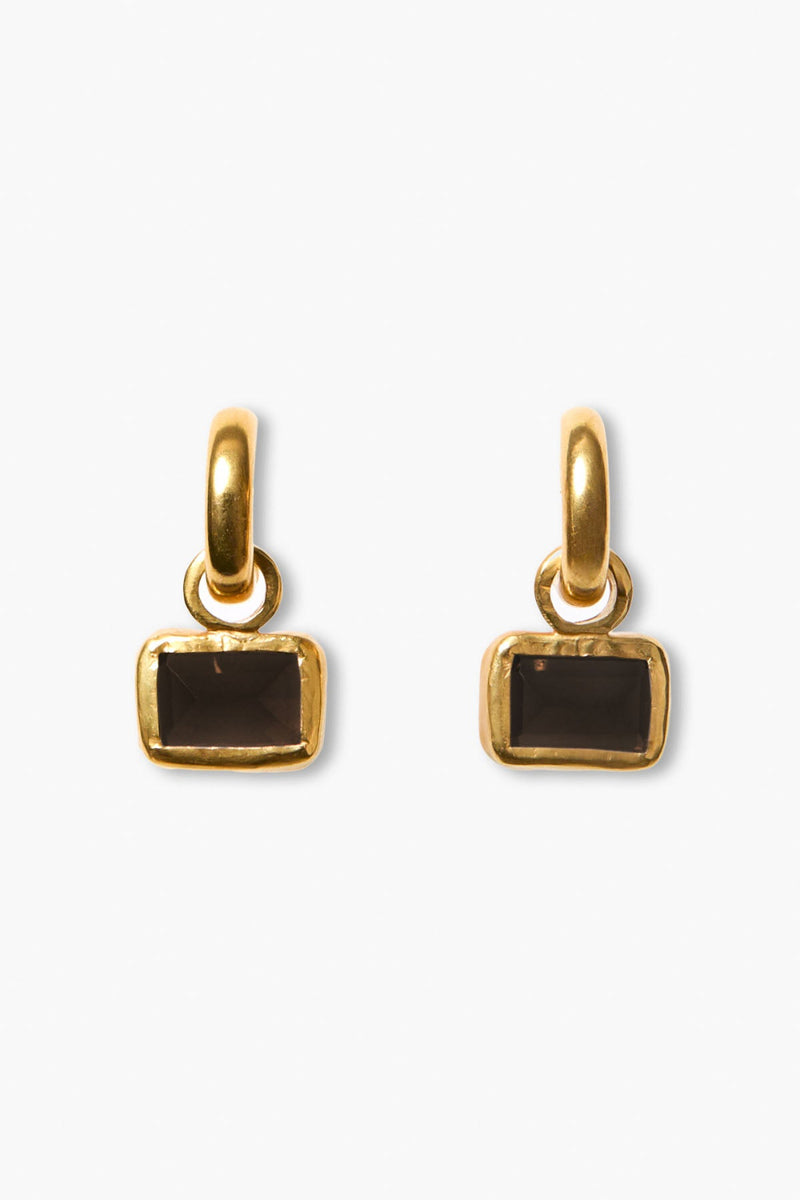 Beverly Earrings Smoky Quartz