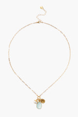 Vivienne Charm Necklace Gold Mix