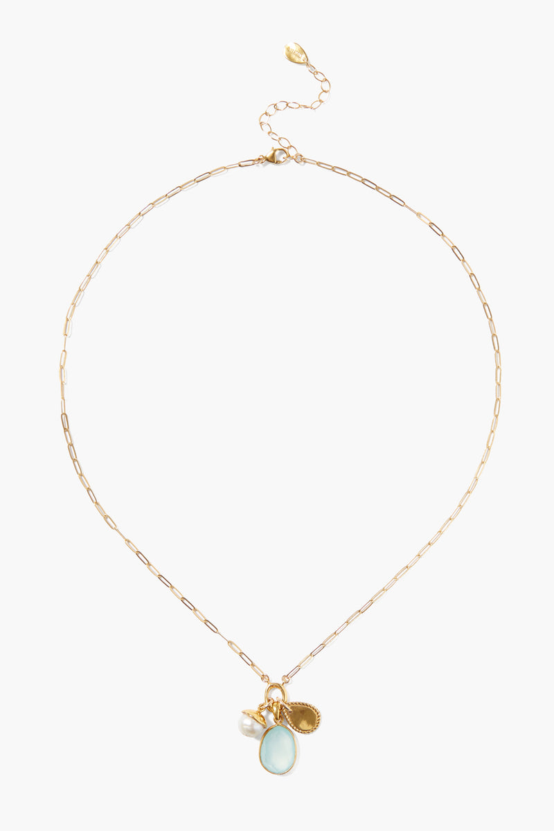 Vivienne Charm Necklace Gold Mix