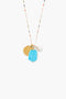 Zuri Enamel Charm Necklace Multi Mix