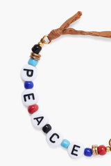 Chan Luu x Ethical Fashion Initiative Peace Beaded Bracelet