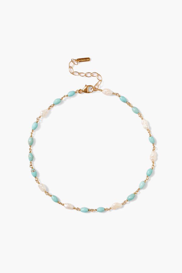 Pacifica Anklet Turquoise Mix