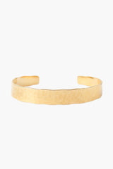 Yellow Gold Hammered Cuff
