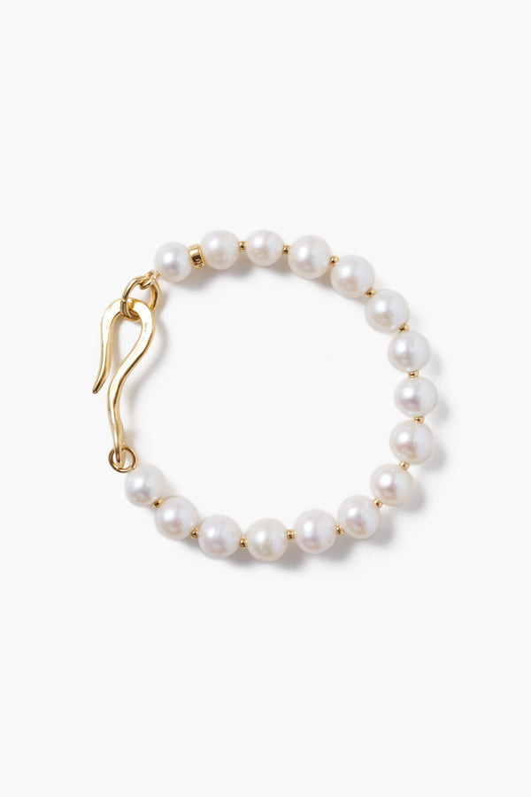 White Pearl Mix Unity Bracelet