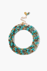 Odyssey Wrap Bracelet Turquoise