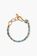 Odyssey Hook Bracelet Turquoise
