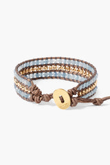 Sedona Cuff Wrap Bracelet Aquamarine
