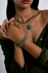 Sedona Single Wrap Bracelet Turquoise