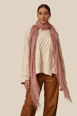 Woodrose Cashmere and Silk Scarf